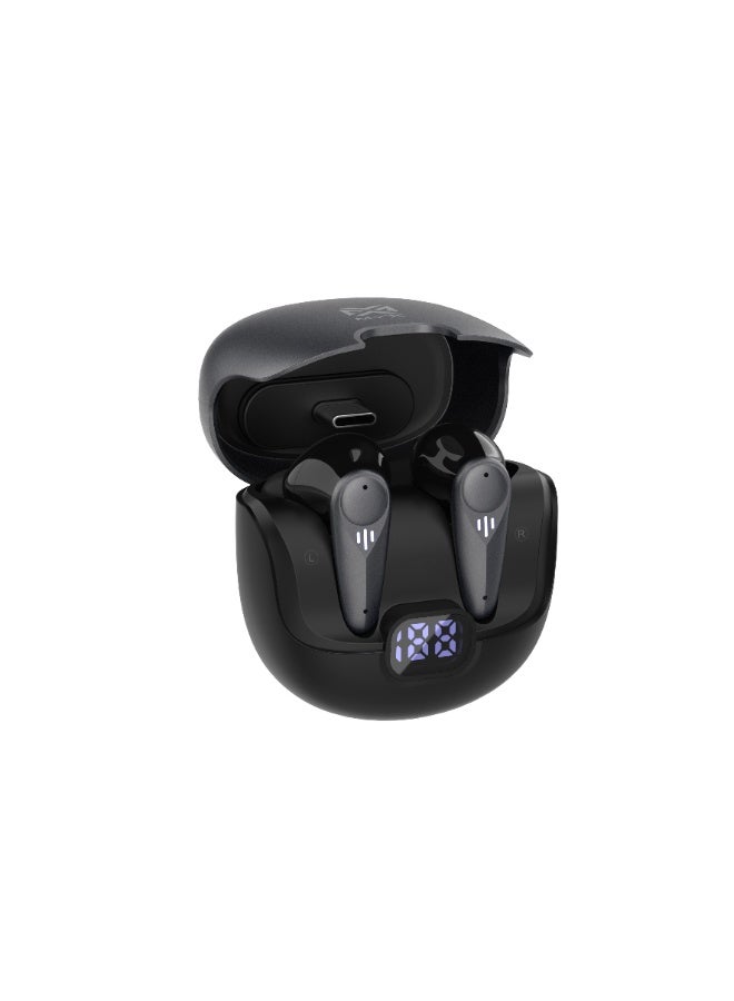 MYX Hybrid XPro Gaming True Wireless Earbuds | Bluetooth 6.0 | 13mm Driver | ANC ENC | Low Latency | 15H Playtime - Image 3